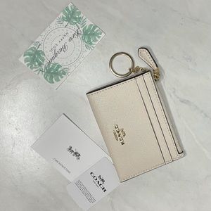 NWT COACH Mini Skinny ID Case Card Coin Key Wallet